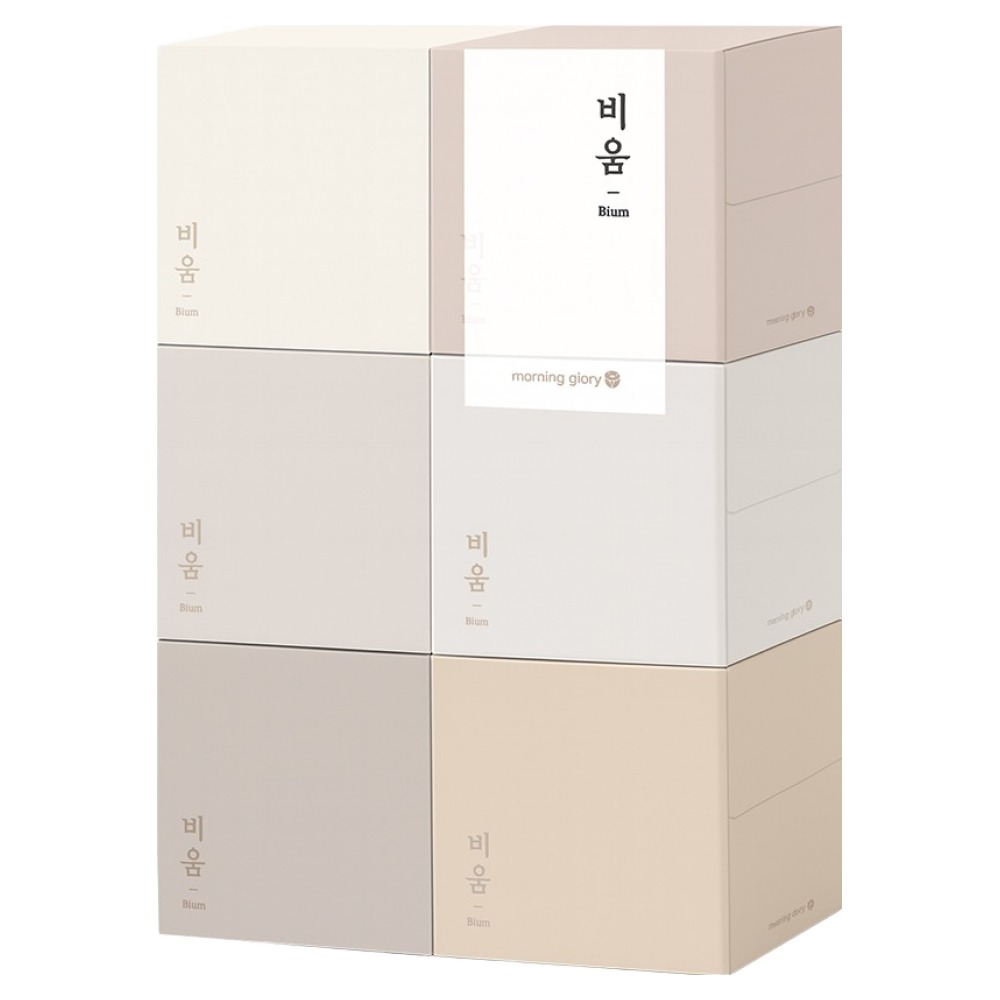 모닝글로리 비움 미니 미용티슈 2겹 6종 세트, 1세트 6,400원