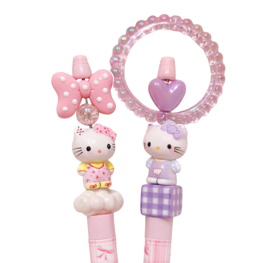 Giutt 핑크 볼펜꾸미기 키트 캐릭터 비즈 볼꾸, 1개, A 14,900원