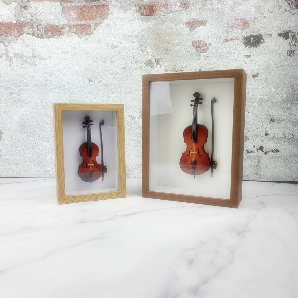3D 입체 바이올린 첼로 디자인 액자 현악기 인테리어 용품 관액자, 커피, 1개 34,800원