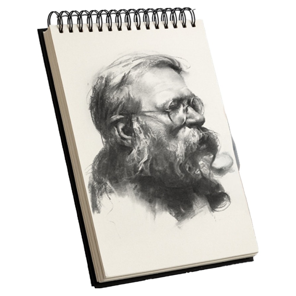 문구담 두꺼운 크로키 연습장 미술 드로잉 스케치북 블랙 60매 11,490원