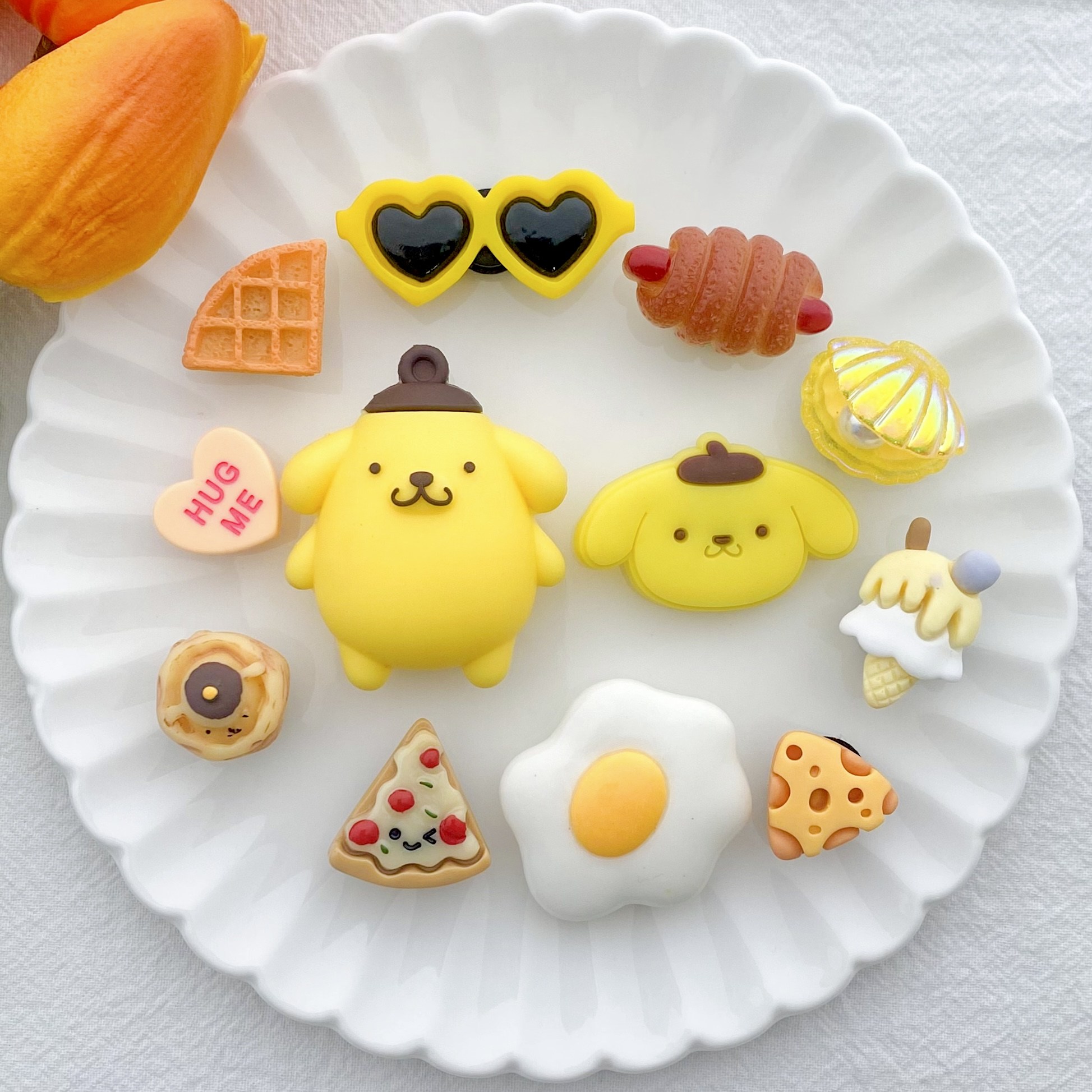 노랑노랑 폼폼푸 신발꾸미 파츠 12PCS 세트 9,990원