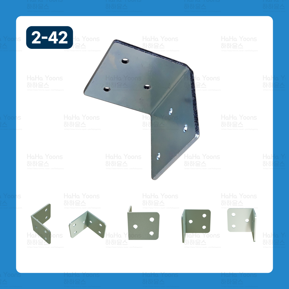 아연도금 조립식 사각파이프 90도 L자 조인트 2-42 (엘자 조인트/ㄱ자 조인트/코너쇠/꺽쇠) (15/20/25각), 1개 1,140원