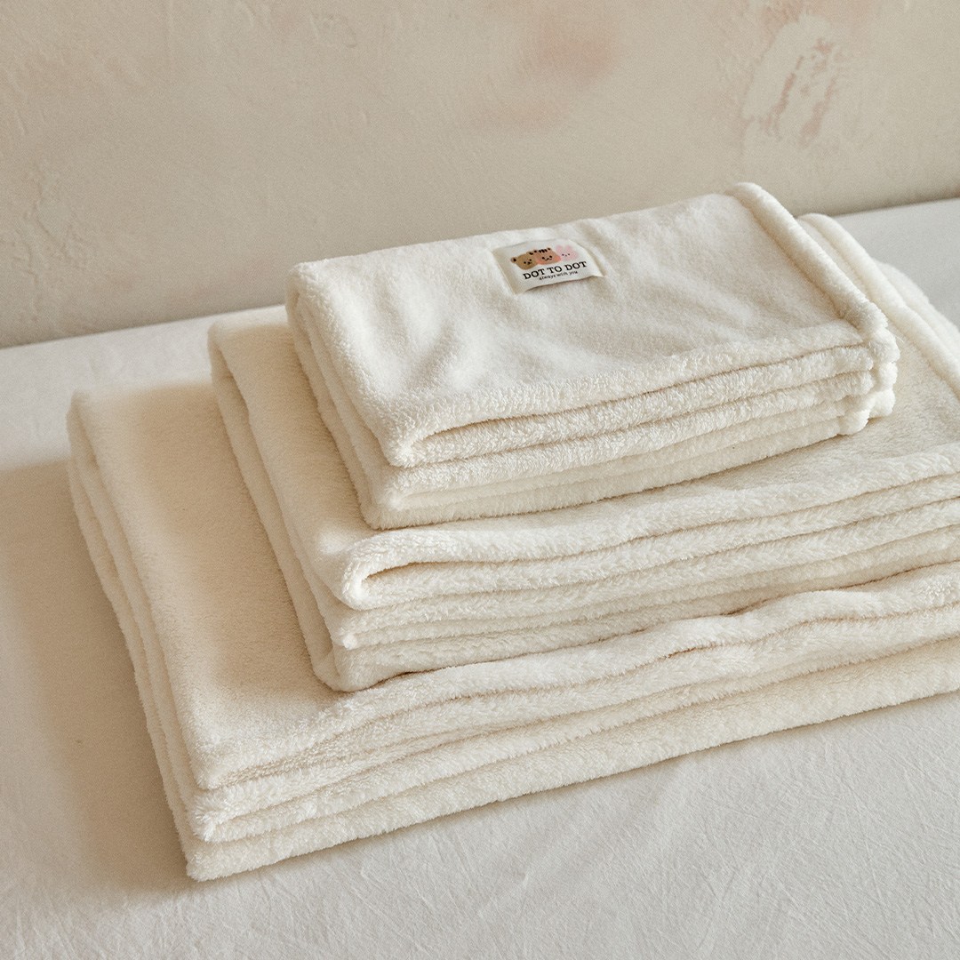 돗투돗 프리미엄 벨보아 극세사 윈터 블랭킷 아기담요, 아이보리 27,900원