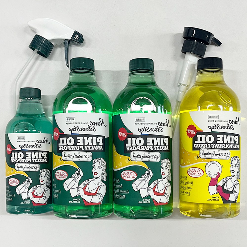 은나노스텝시즌4다용도세정제 주방세제리필 욕실청소세제 본품1개+리필2개+주방세제1개 39,900원