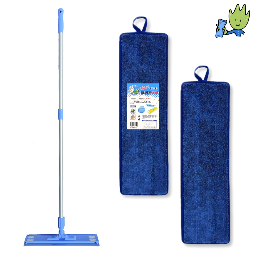 미라클디포 국산 극세사 밀대 고급 바이어스 패드, 2p + 고급 2단 밀대 19,900원