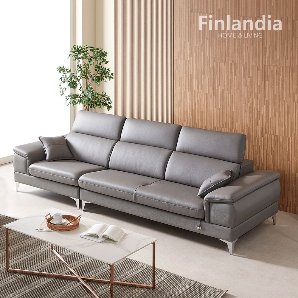 핀란디아 베로 4인 이태리 떼르소 통가죽 기능성 소파 2,740,000원