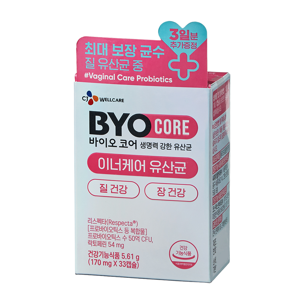 BYO CJ 바이오코어 이너케어 질건강 유산균 26,900원