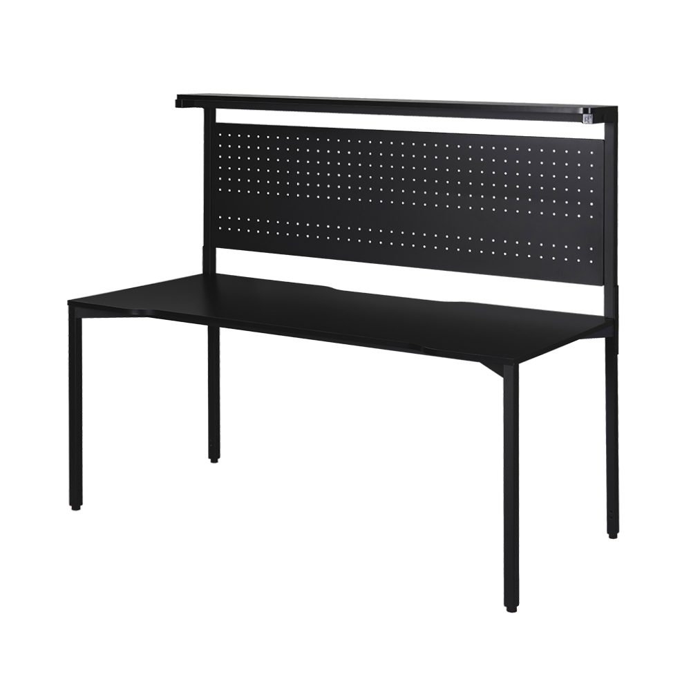 209애비뉴 제로스테이션 타워 1800x700 타공판 사무용 컴퓨터책상, 블랙 494,000원
