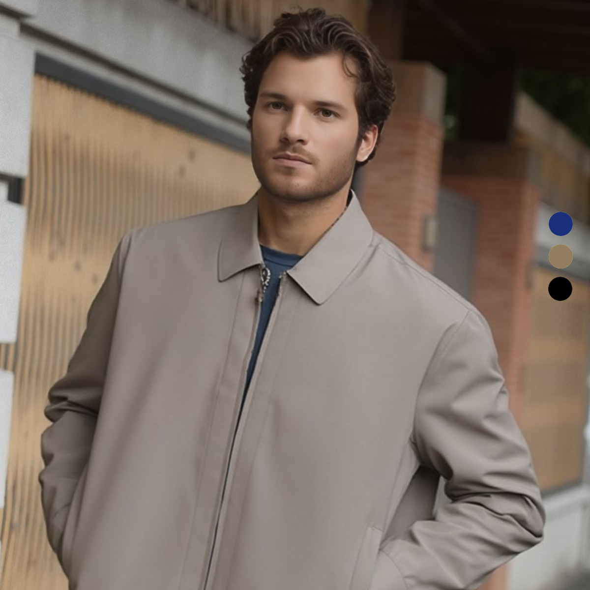 쟌피엘 비즈니스 캐주얼 베이직 집업 점퍼 457,458,459 (3컬러) 59,900원