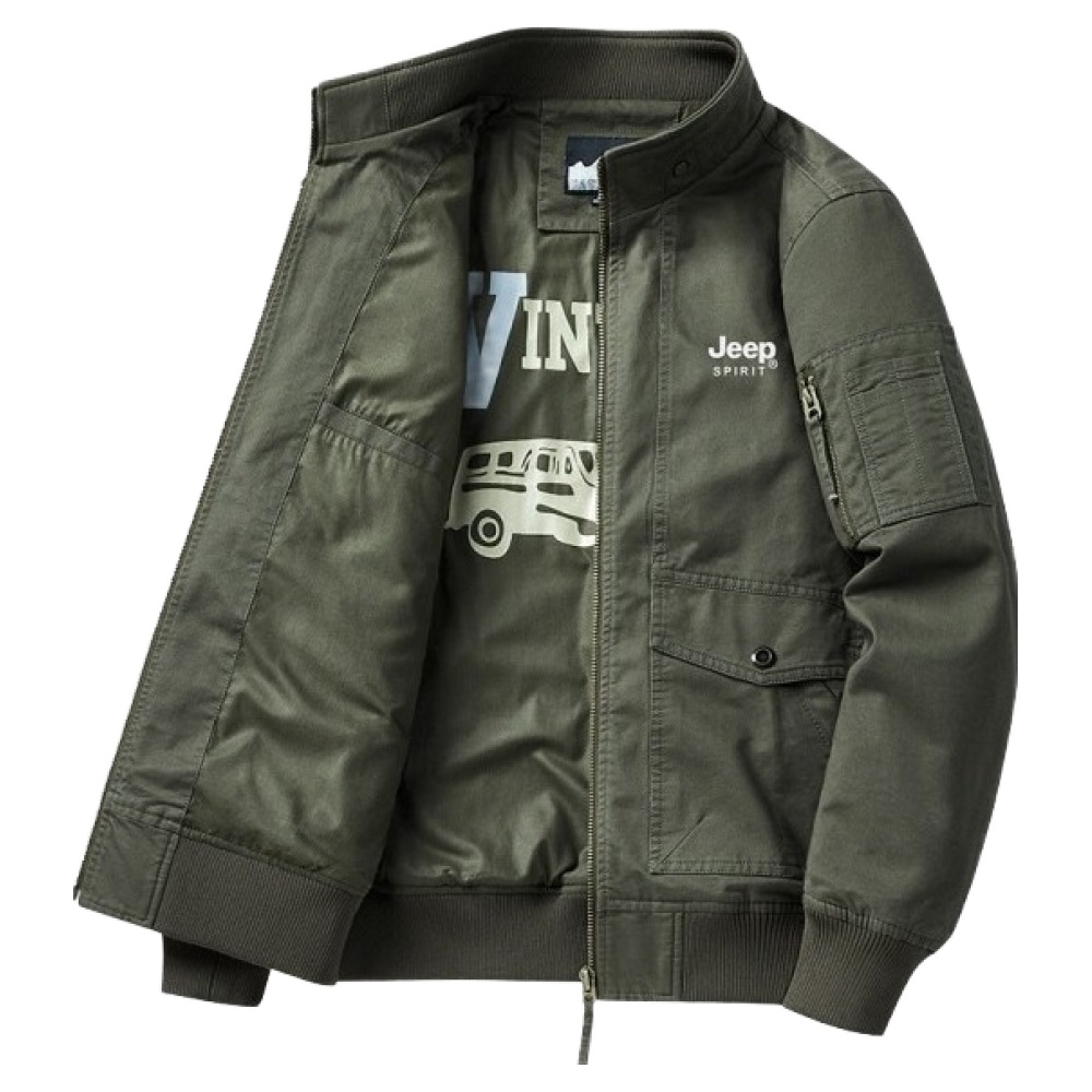 지프스피릿 남녀공용 로고 항공점퍼 89,900원