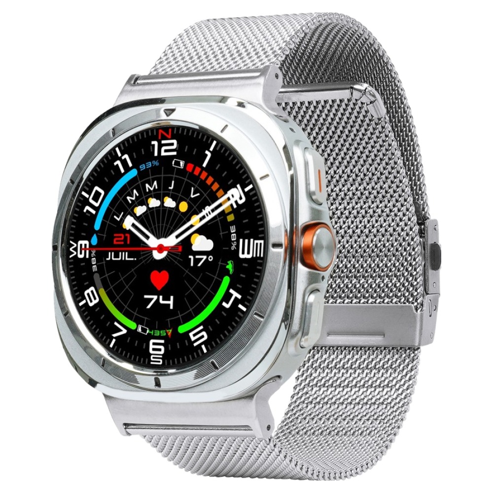 apin 갤럭시 워치 메시 밀레니즈 메탈 스트랩, 실버, 1개 22,500원