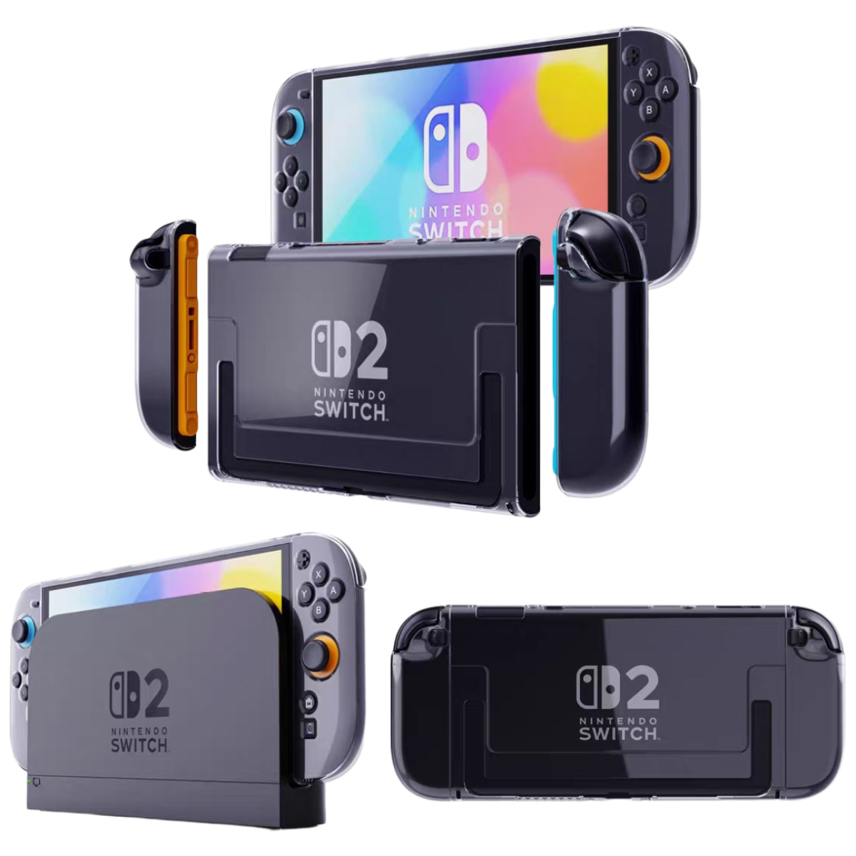 펀토피아 닌텐도 스위치2 크리스탈 케이스, 투명, 1세트, 단일상품 5,900원