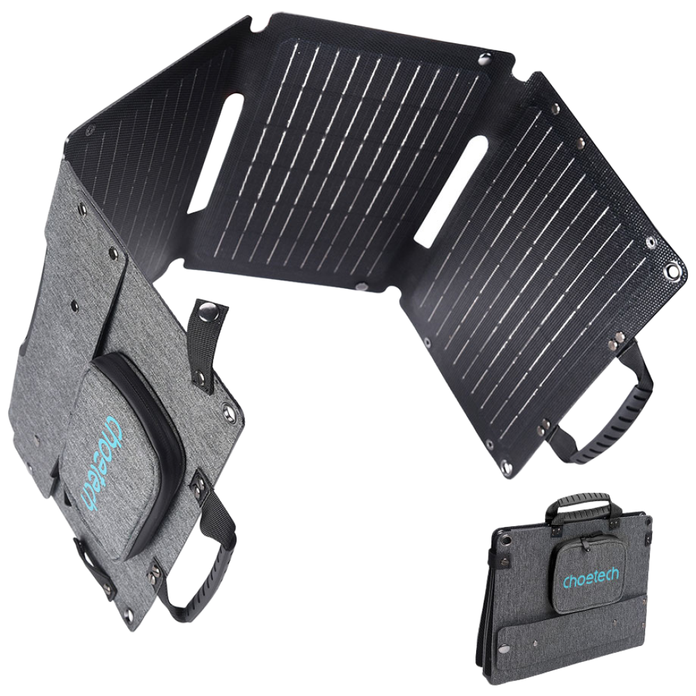 초텍 휴대용 캠핑용 접이식 패널 태양광 충전기 40W 91,600원