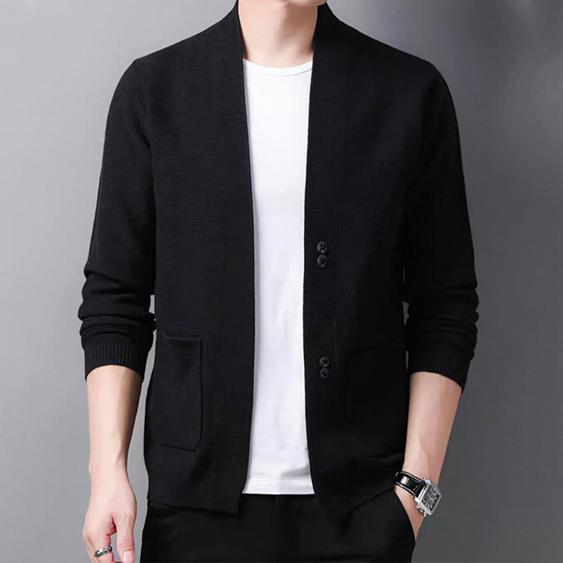 봄가을 남성 니트 가디건 루즈핏 캐주얼 긴팔 아우터 DX-7725 35,600원