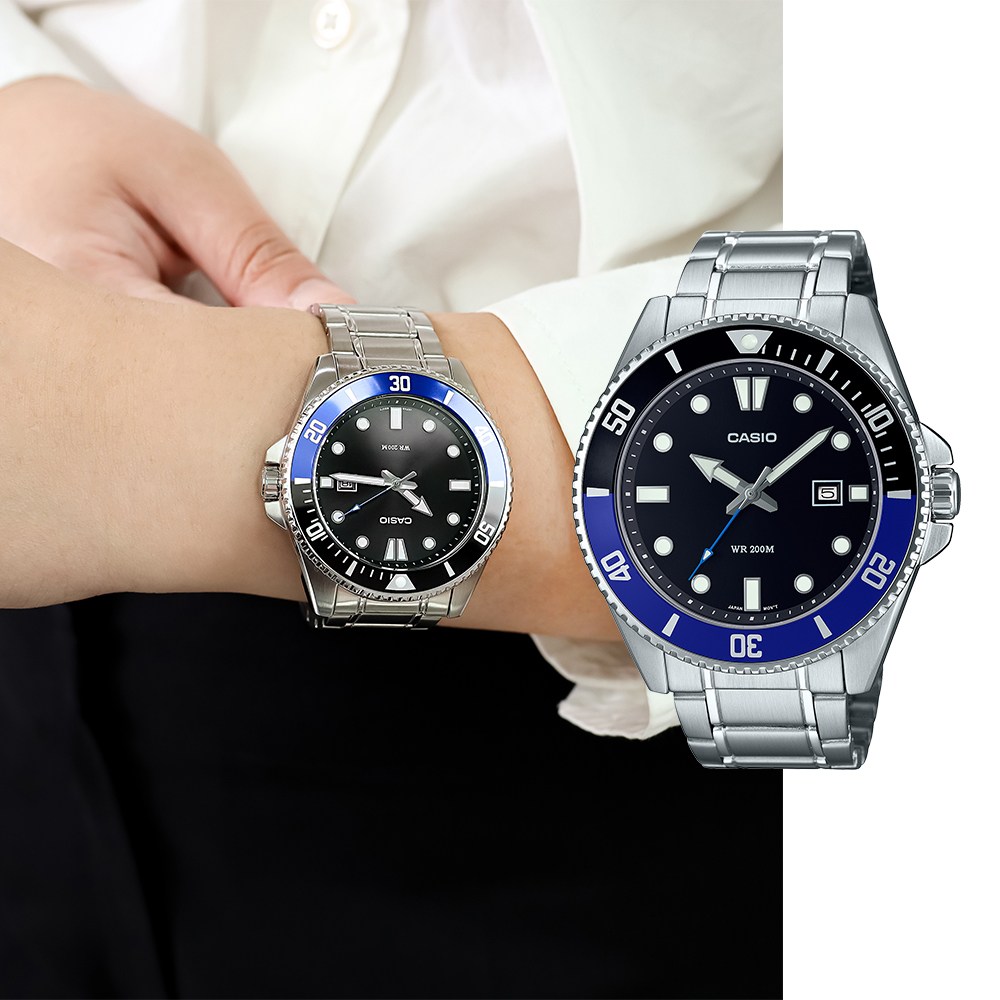 백화점AS 가능 카시오 흑새치 다이버 메탈시계 140,400원