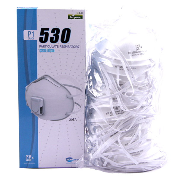 파인텍 방진마스크 2급 배기밸브 국산 1박스 20개 EV-530 분진 일회용 23,600원