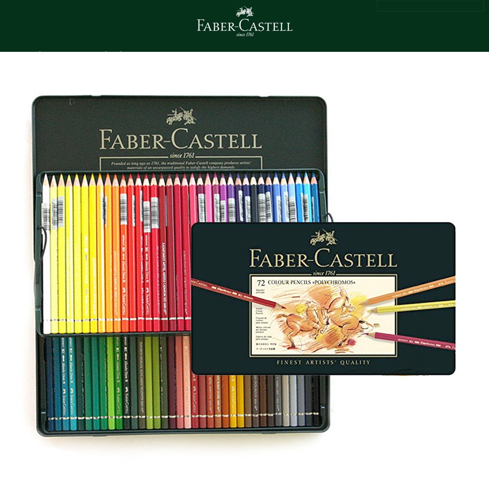[제이제이오피스] 파버카스텔 폴리크로모스 전문가용 유성색연필 36색 / 60색 / 72색 / 120색 세트, 72색 192,520원