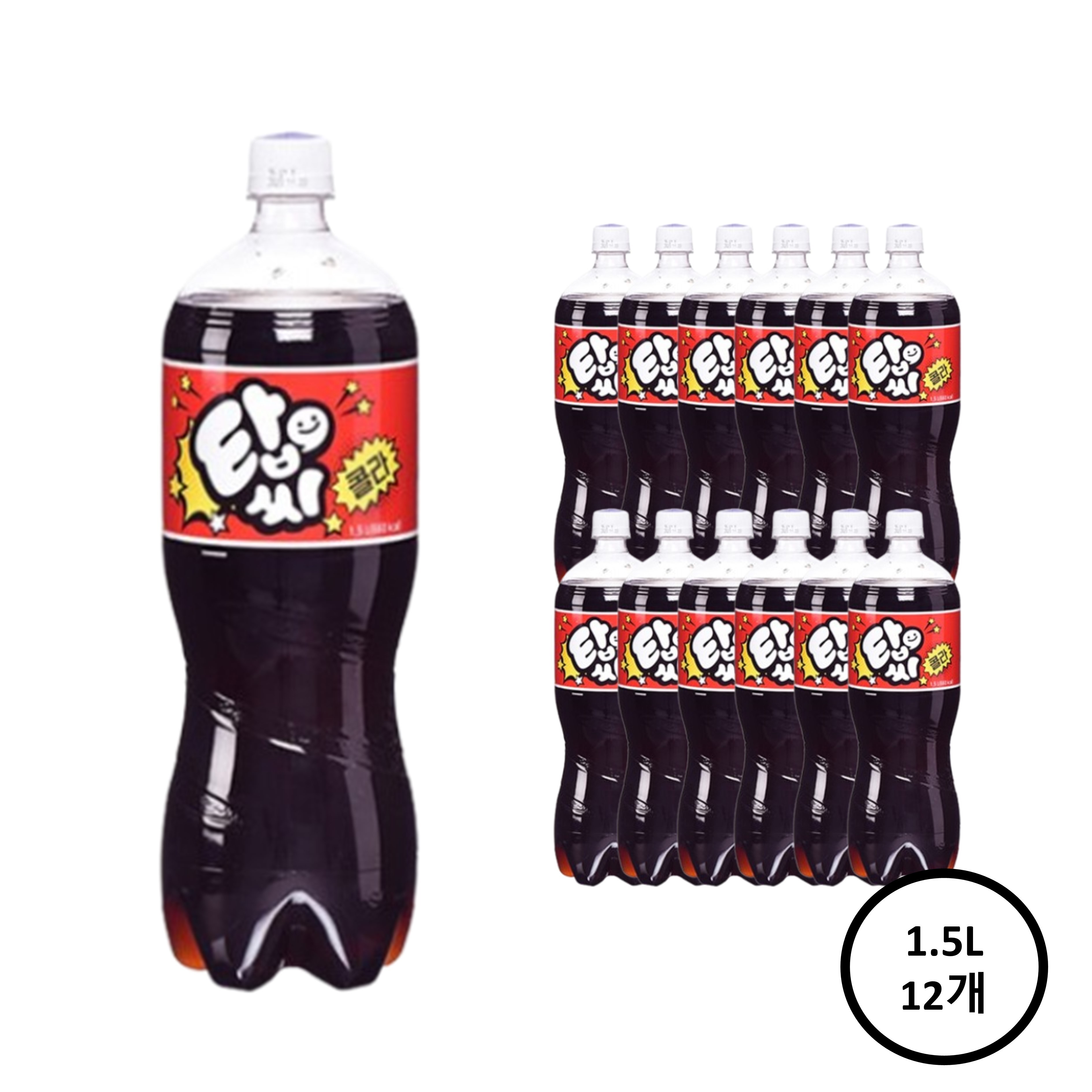 탑씨 콜라 1.5L 12개입 8,500원