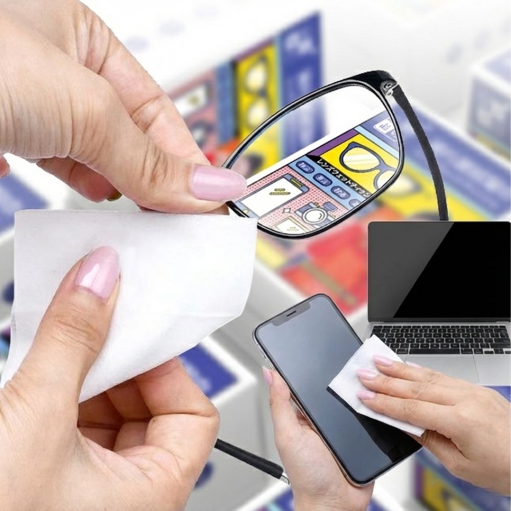 루프메이드 김서림방지 안경닦이 일회용 김서림방지티슈 100매, 1개, 화이트 18,600원