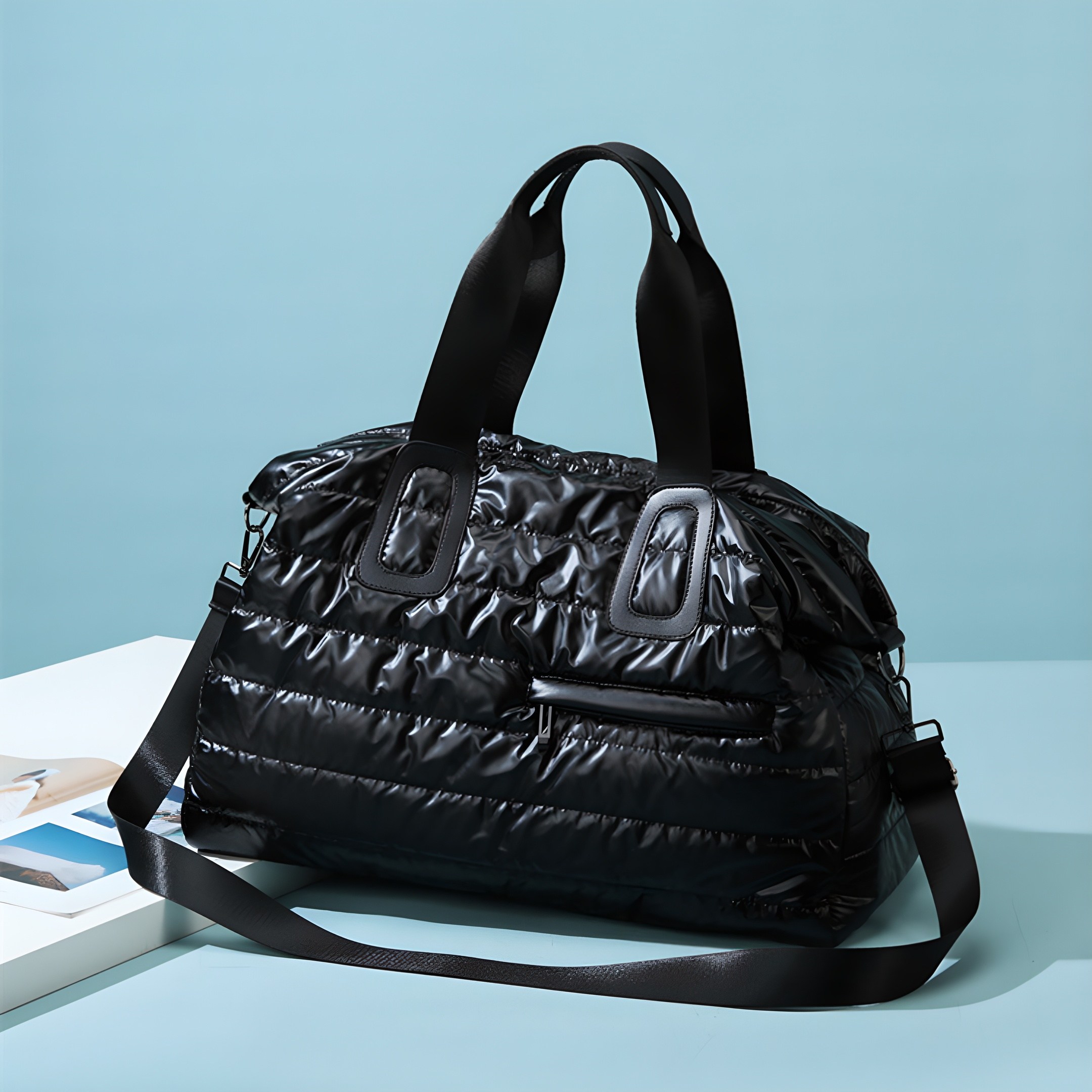 슈프렌 푸퍼 퀼팅 토트 숄더 더플백 데일리 여행 스포츠 골프 패딩 보스톤가방 26,500원