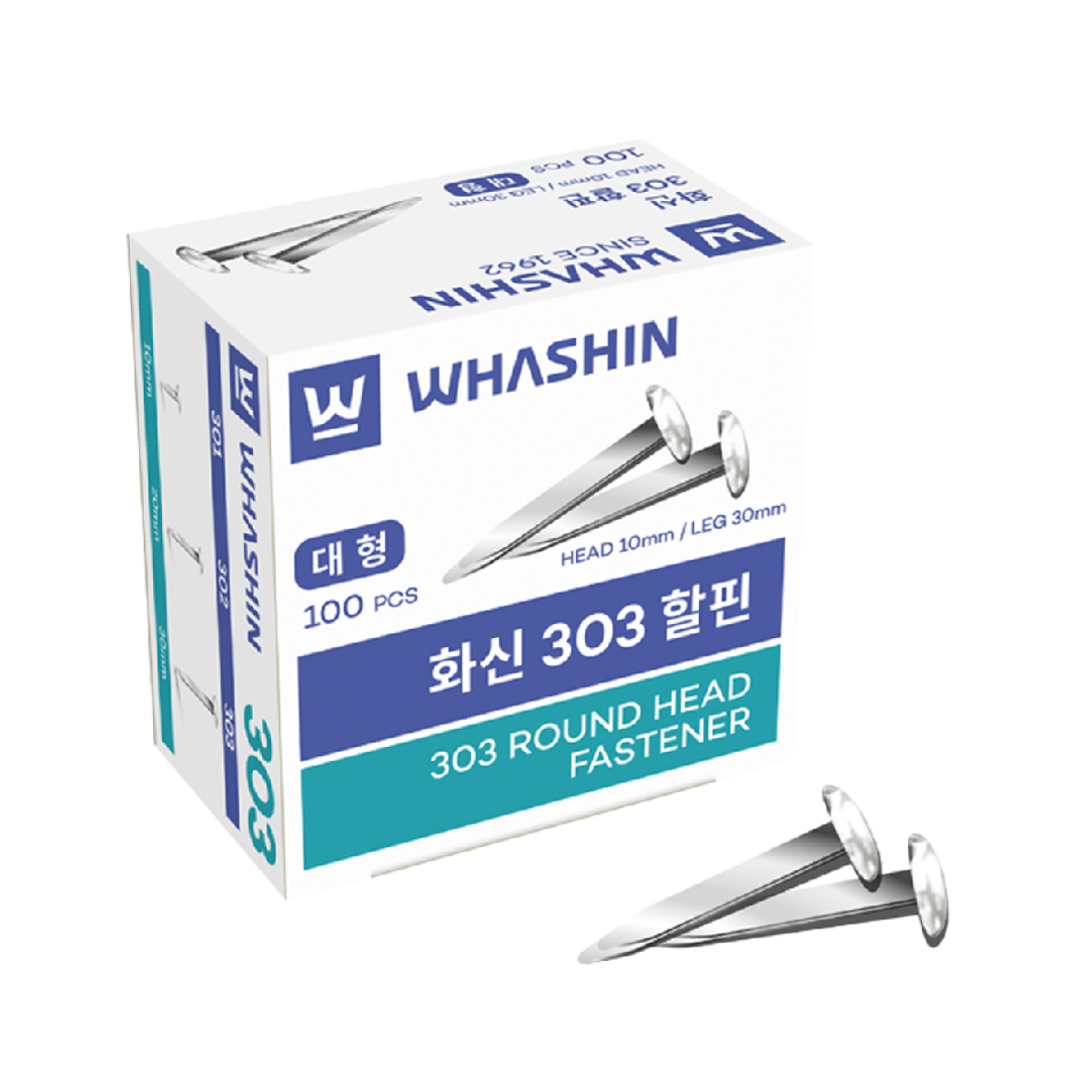 화신 302 할핀 중형, 5개, 100개입 8,700원