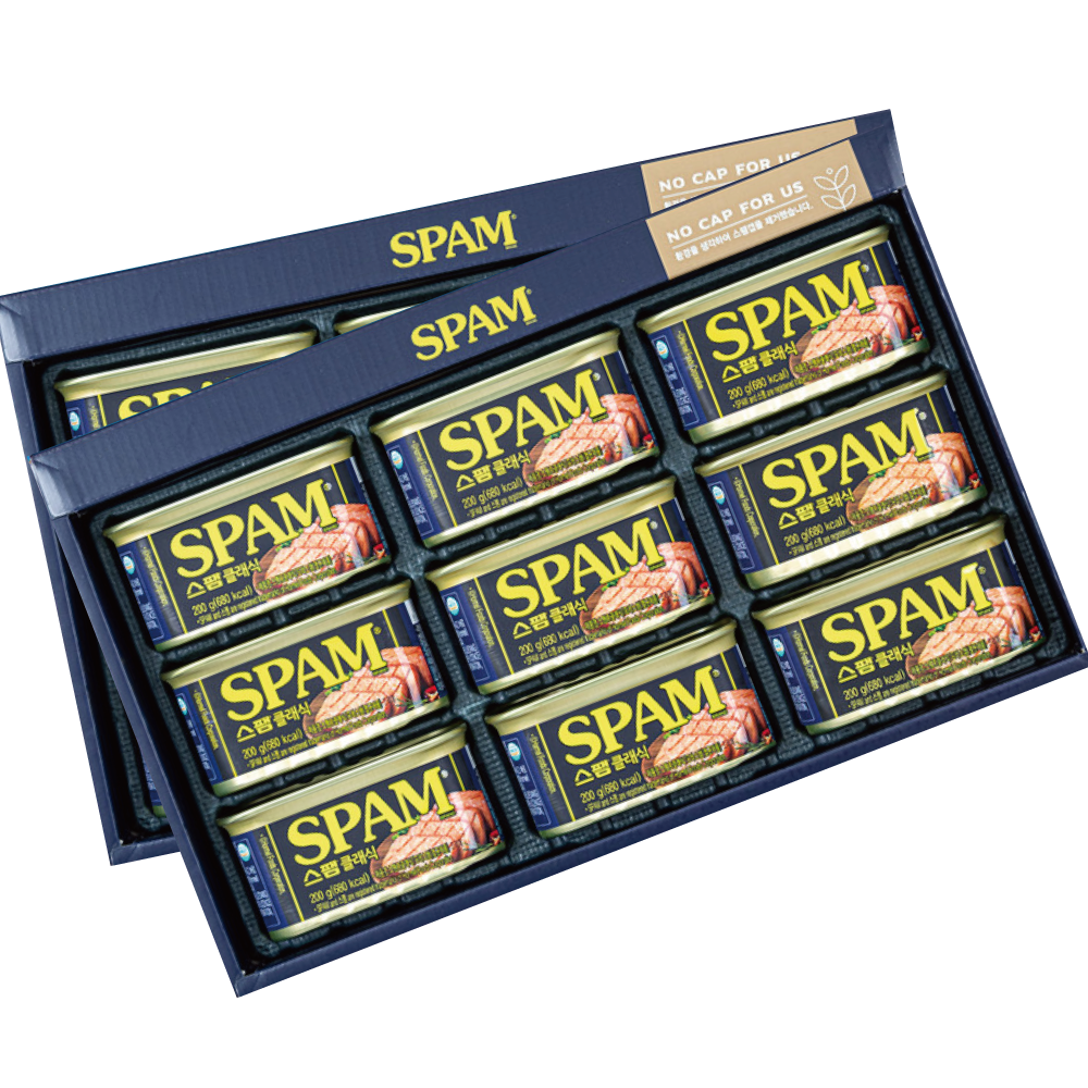 플라이샵 선물세트 CJ제일제당 스팸 8호 + 쇼핑백동봉, 18개 75,500원