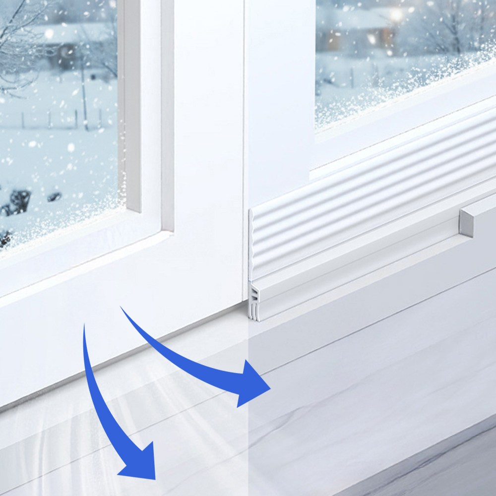 3초쿨 프리미엄 창문 바람막이 문풍지 화이트 와이드폭 4cm * 4미터 8,900원