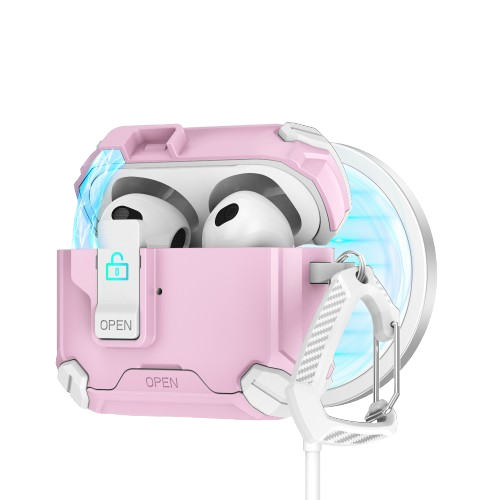 투에이비 마그네틱 아머드 락 케이스, 1개, 화이트 핑크, 에어팟 프로/프로2세대 8,900원