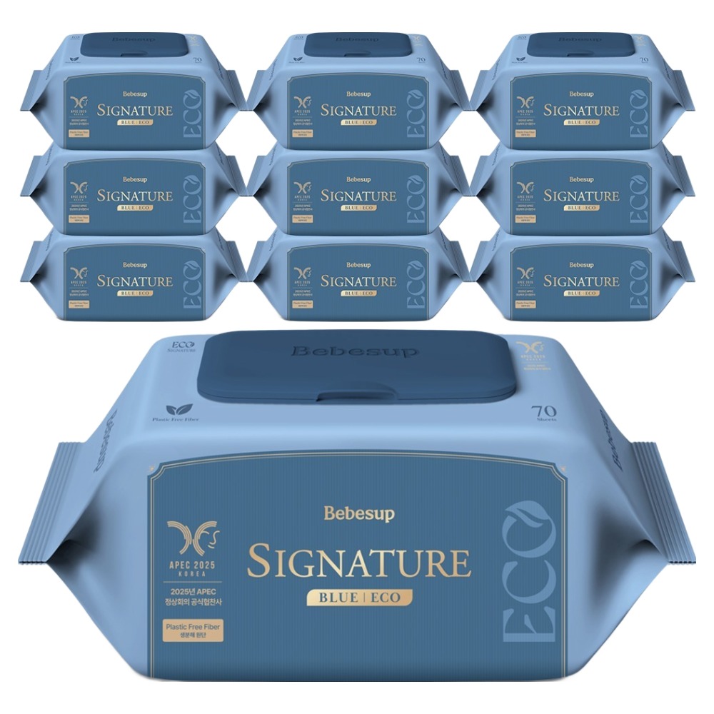 베베숲 시그니처 블루 에코 유아물티슈 캡형 23,640원