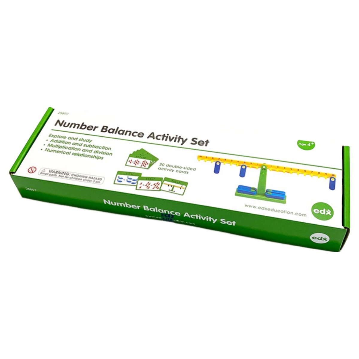 EDX 수세기 유아 연산 숫자양팔저울놀이 활동카드 세트 소형14P 25897 31,720원