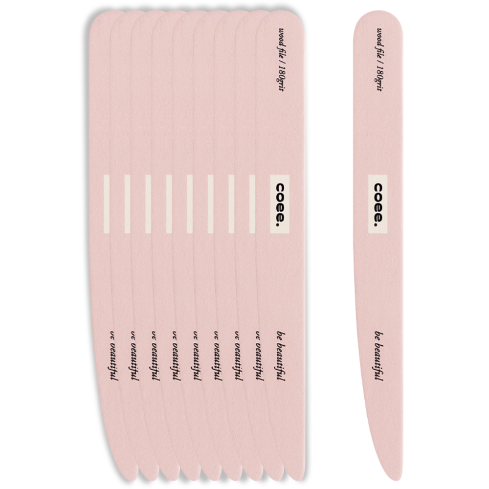 코이 풀컬러 오래가는 국산 양면 네일파일 180그릿, 10개, 핑크 10,400원