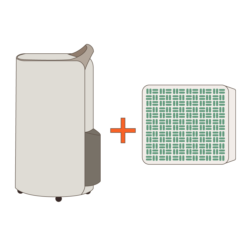 LG전자 휘센 DQ203PECAK 오브제컬렉션 제습기 + 공기청정키트 20L 듀얼 인버터 저소음 연속 배수 자동건조 대용량 가정용 제습기 699,000원