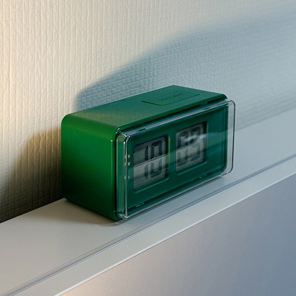 오르미 레트로 플립 무소음 디지털 알람 탁상시계 16,000원