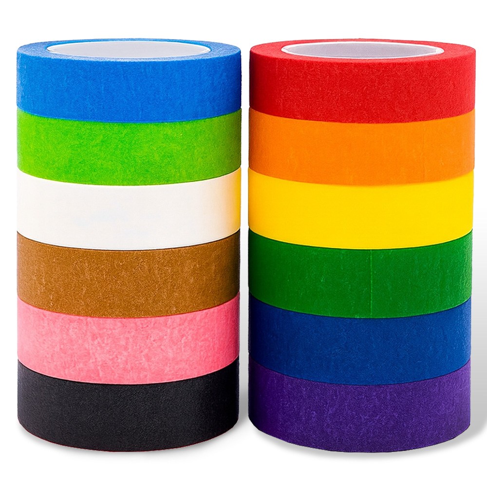 레더스 칼라팝 종이 마스킹 테이프 12종 세트 15mm x 13m 10,590원