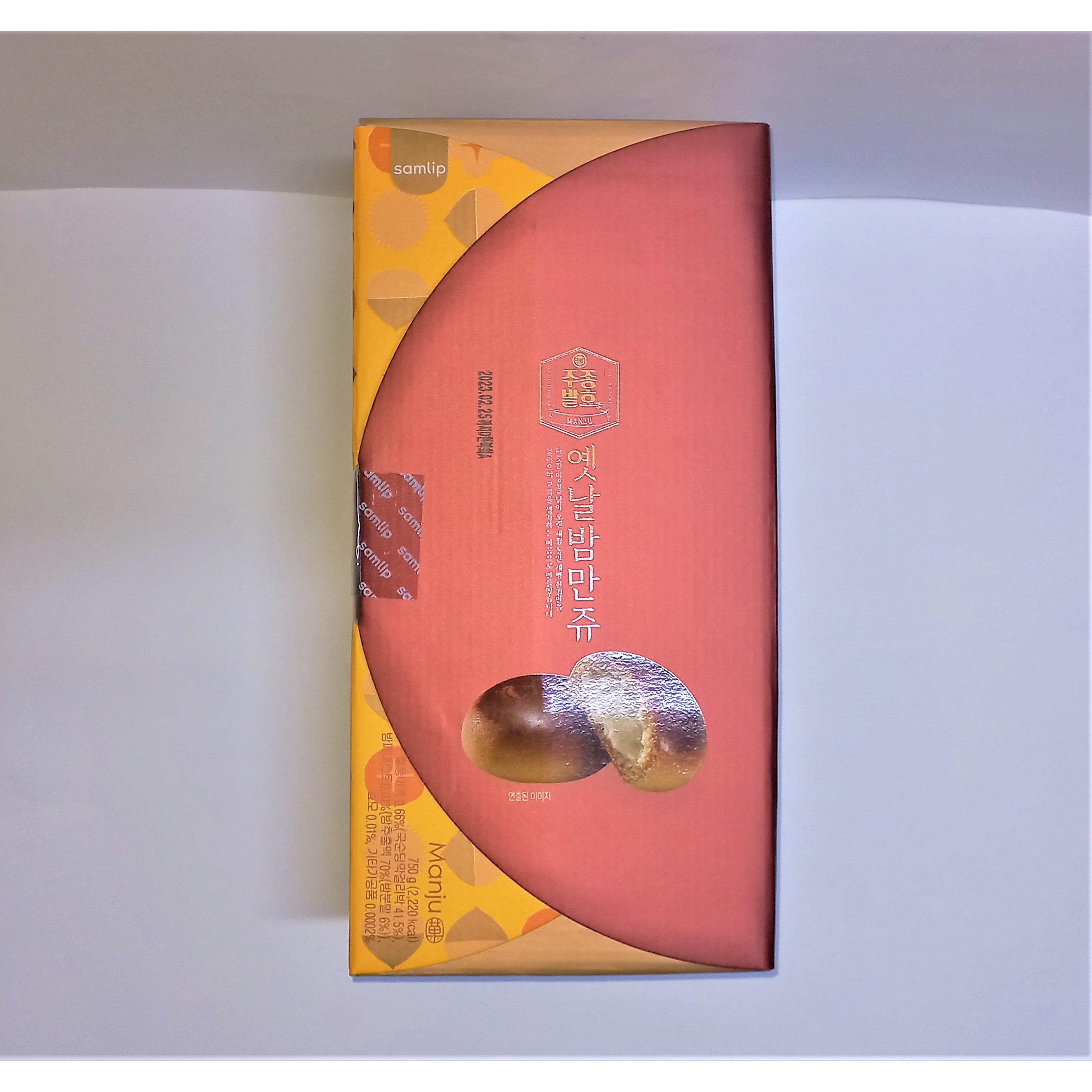 삼립 옛날밤만쥬, 750g, 1개 8,200원