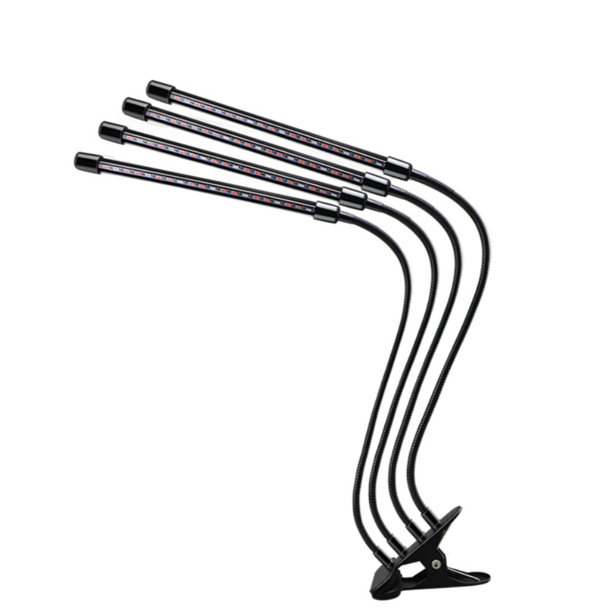 식물 LED 전구 생장 성장 등 4헤드 조명 램프 클립 집게형, 1개, 주백색 24,900원