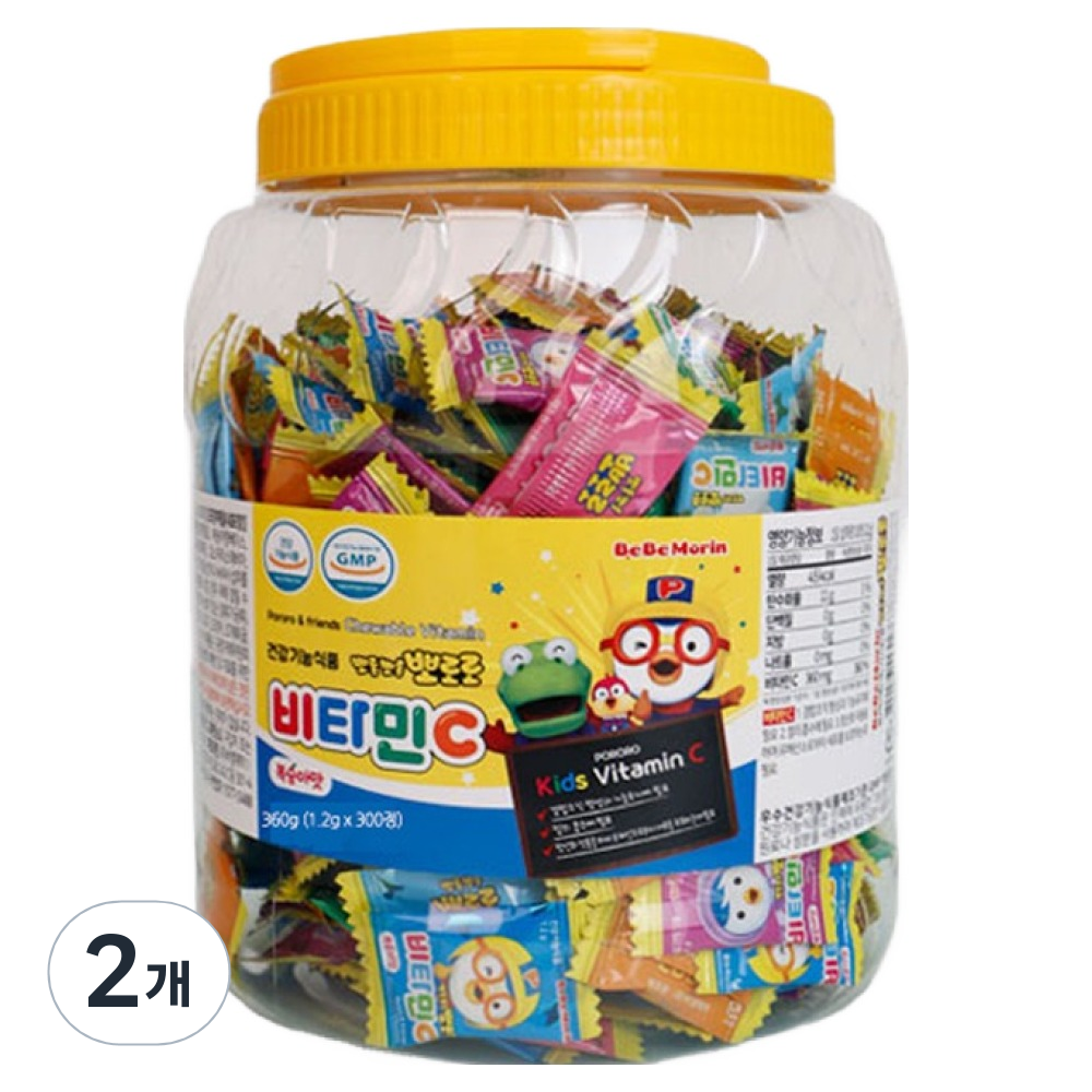 베베모린 뽀로로 비타민C 300p 29,000원