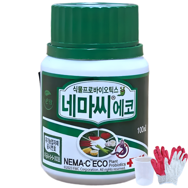 FMC 네마씨 에코 100ml 친환경 유기농업자재 선충 나방 미생물 생육 살균 소독 토양, 1개, 100ml 29,990원