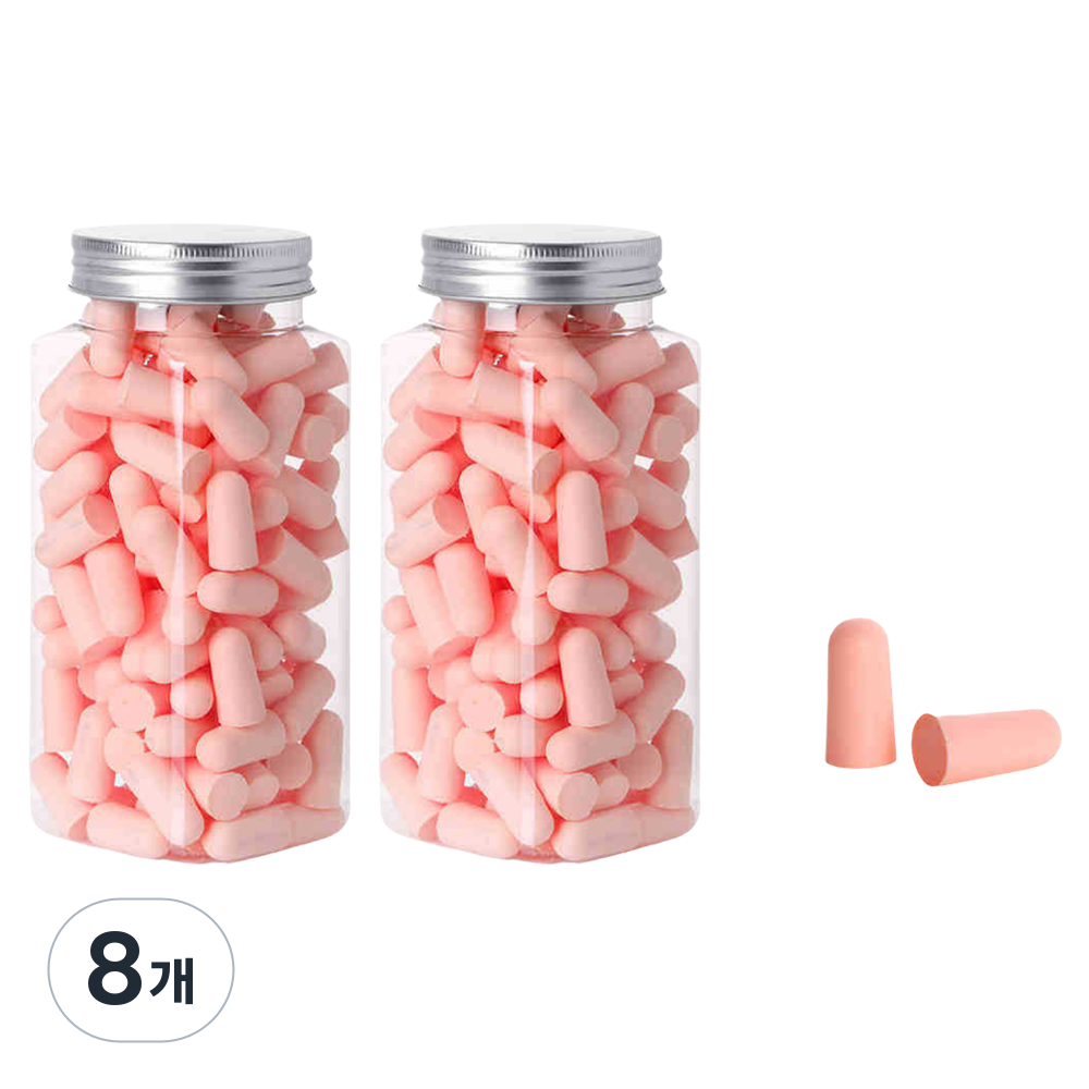 디케이원 세련된 소음방지 귀마개 핑크 1.4 x 2.8 cm, 8개, 120개입 90,290원