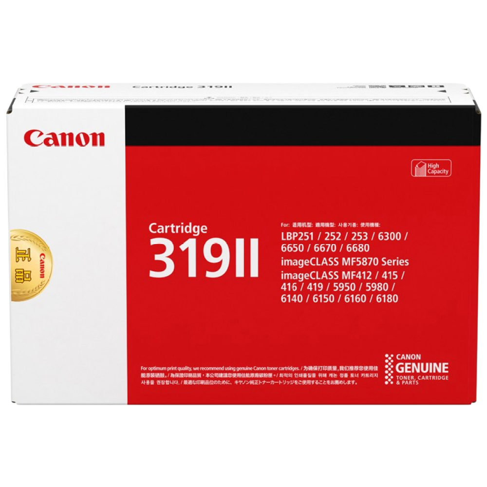 캐논 CRG-319II (대용량) 정품토너 LBP351x LBP351xz LBP352x LBP352xz, 1개 207,250원