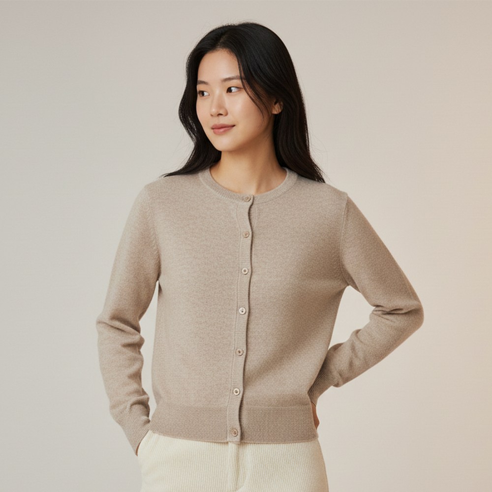 루타미 울100% 클래식 라운드 가디건 66,500원