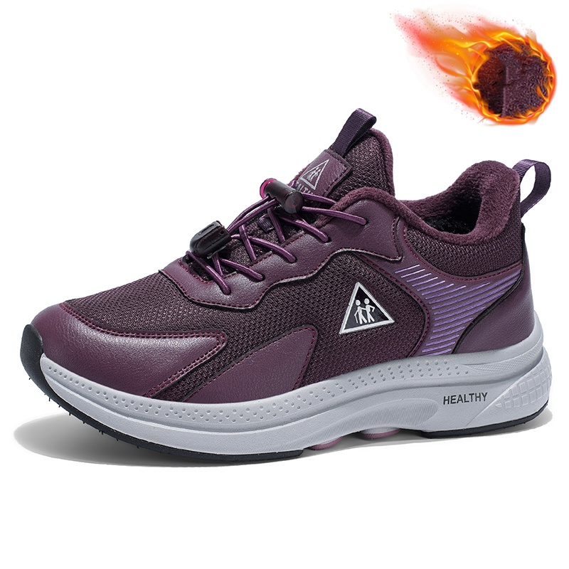 JUN ZUN 남녀공용 방한화 겨울운동화 기모 보온화 실외 미끄럼방지 발편한 워킹화 어르신 신발 6688 49,800원