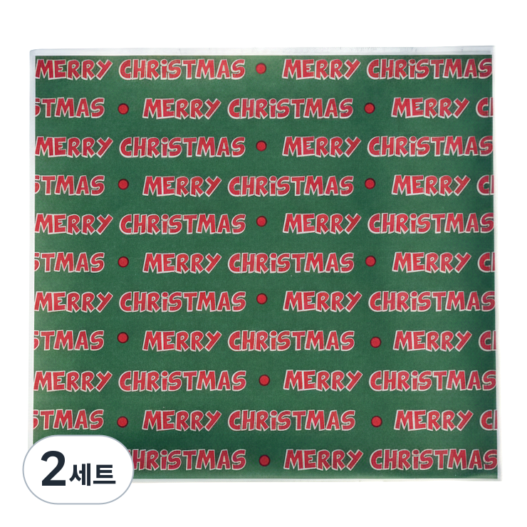 키친코디 크리스마스 코팅 유산지 도시락케이크 식품 왁스페이퍼, 2세트, 500개입 37,600원
