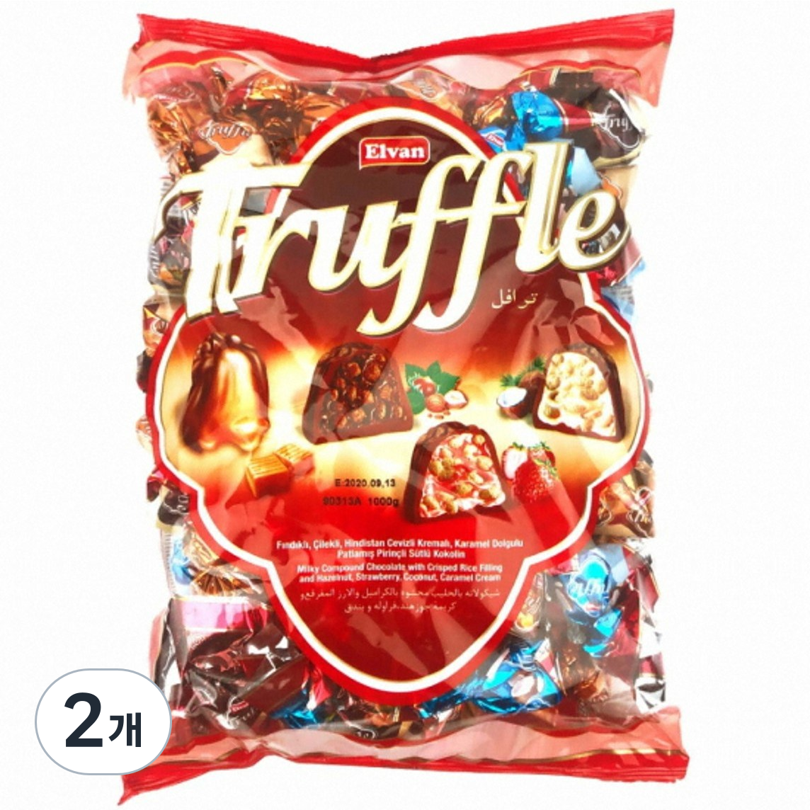 엘반 트러플어솔트먼트1000 초콜릿, 1kg, 2개 18,580원