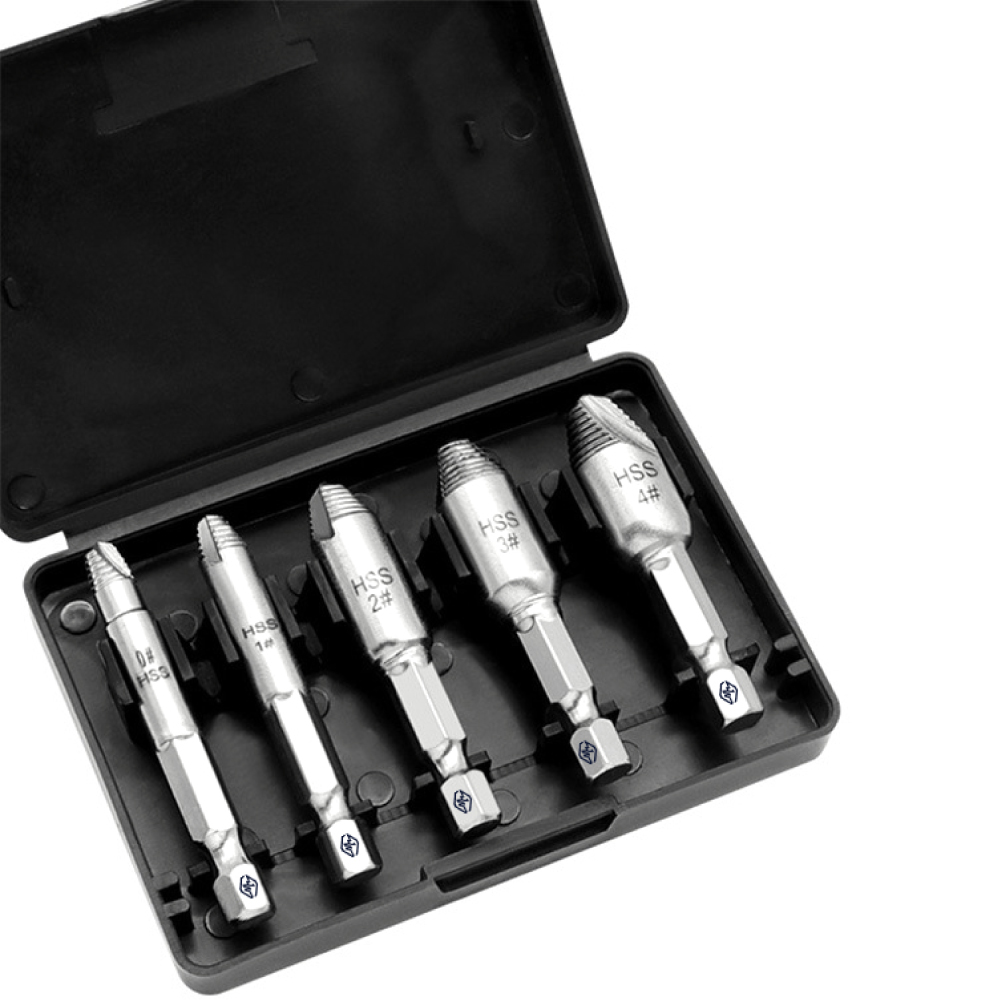 종원 나사 추출기 제거기 히다리탭 볼트 리무버 5종 세트, 1세트 11,400원