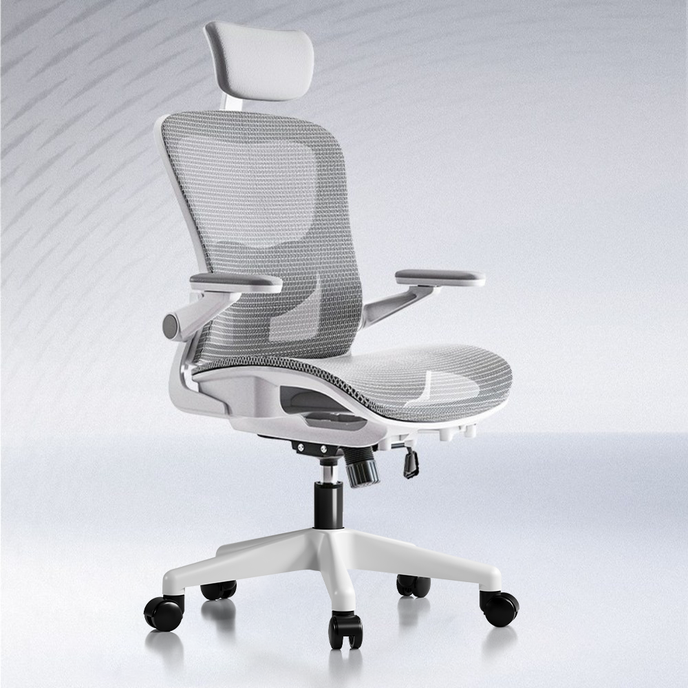 HOMEY NEST 메쉬 사무실 사무용의자 3D팔걸이 틸팅가능 요추 허리보호 체어 HN-OC107 89,900원