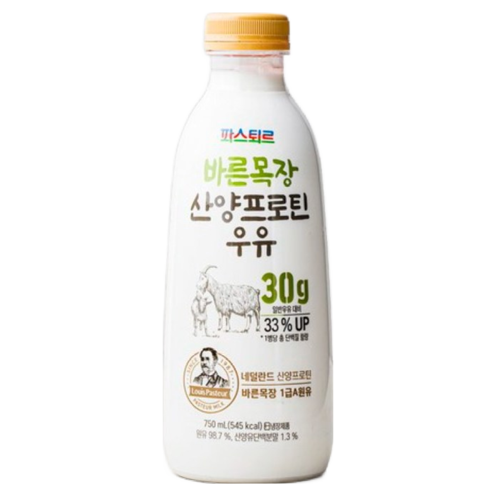 파스퇴르 바른목장 산양프로틴 우유, 750ml, 4개 23,360원