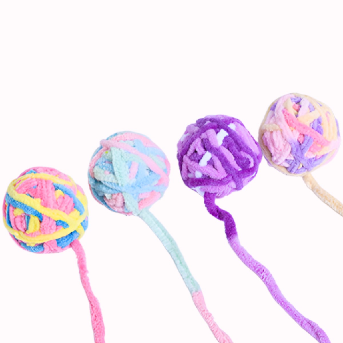 말랑냥이 혼자서도 잘 노는 털실공, 4개, 랜덤 7,890원