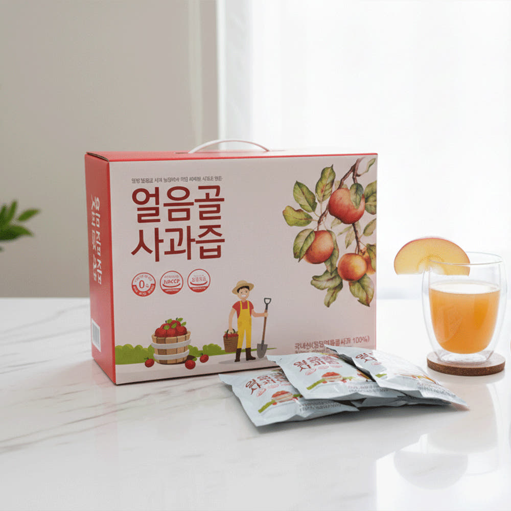 [하루담음] 사과원액주스 사과즙 사과주스 100% 착즙 NFC, 1박스, 120ml 27,900원