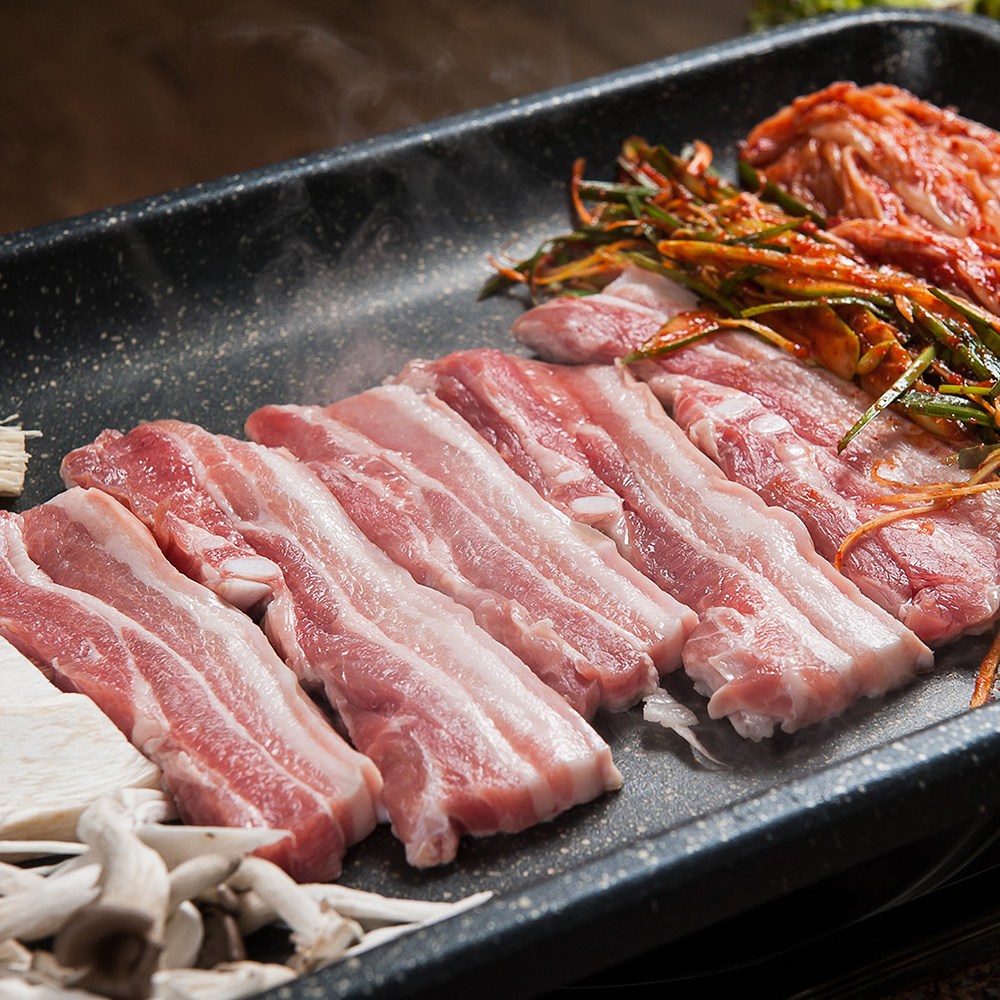 유황한돈 냉장 오겹살 구이용, 2개, 500g 28,900원